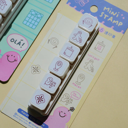 Mini Six-Piece Stamp Set