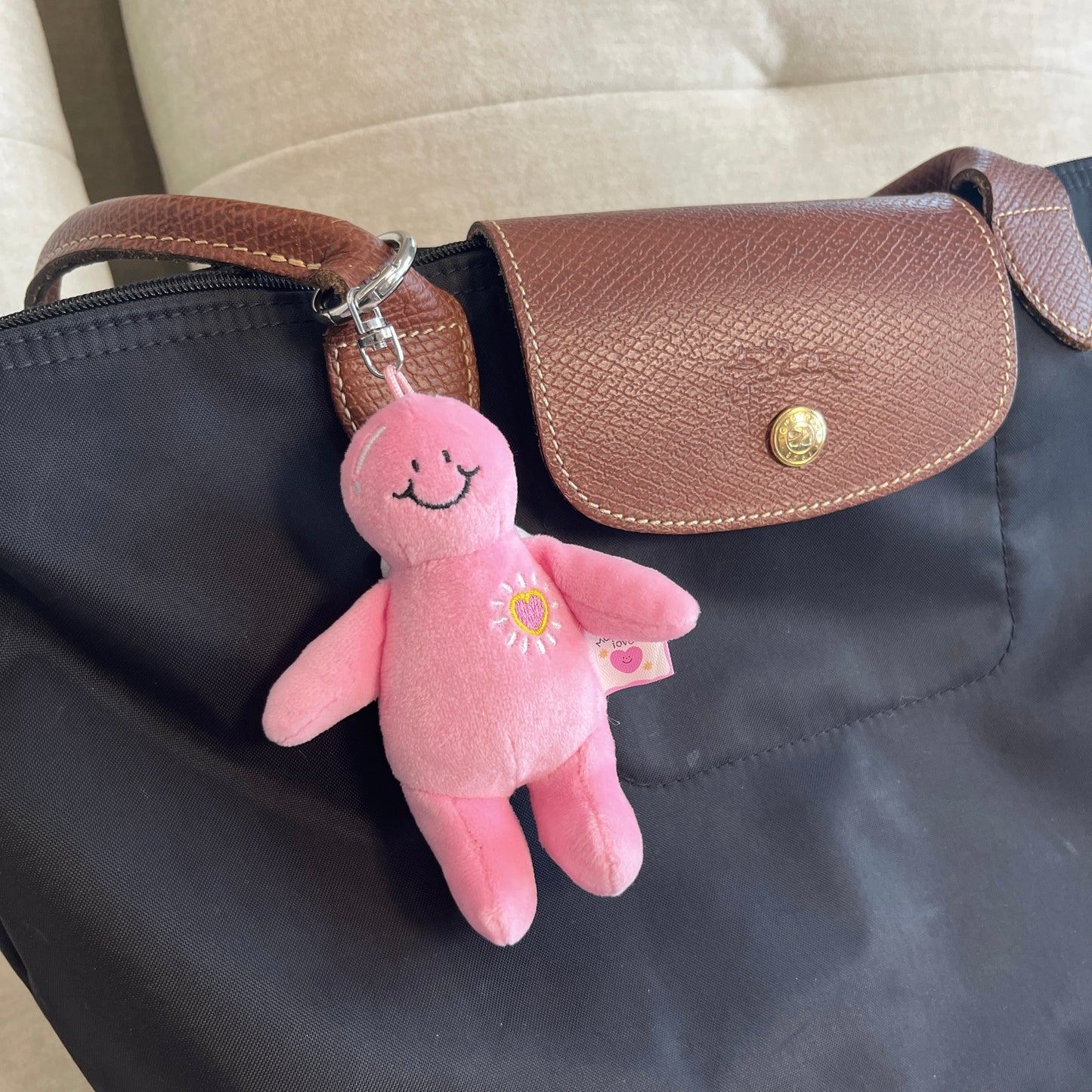 Mr.Bubbles Angel Plush Keychain