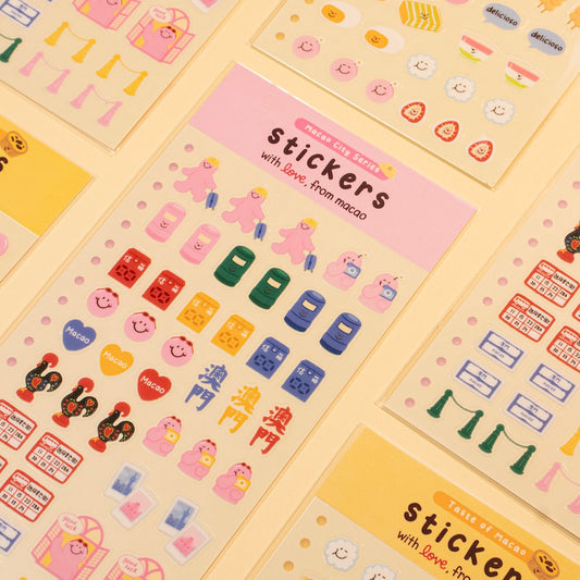 Macao Mini Stickers