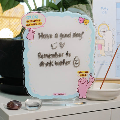 Acrylic Memo Board Stand