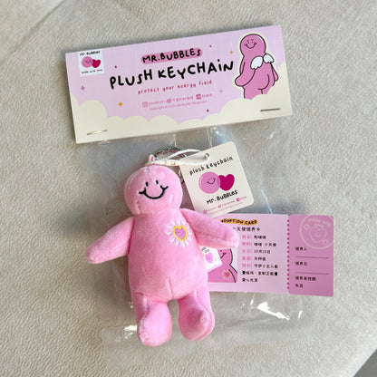 Mr.Bubbles Angel Plush Keychain