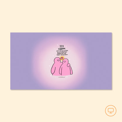 Angel Number 333 Support Wallpaper