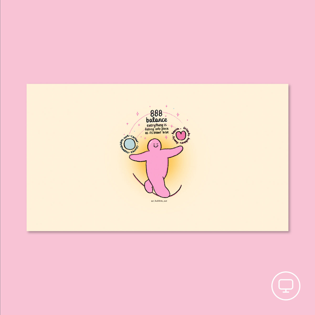 Angel Number 888 Balance Wallpaper