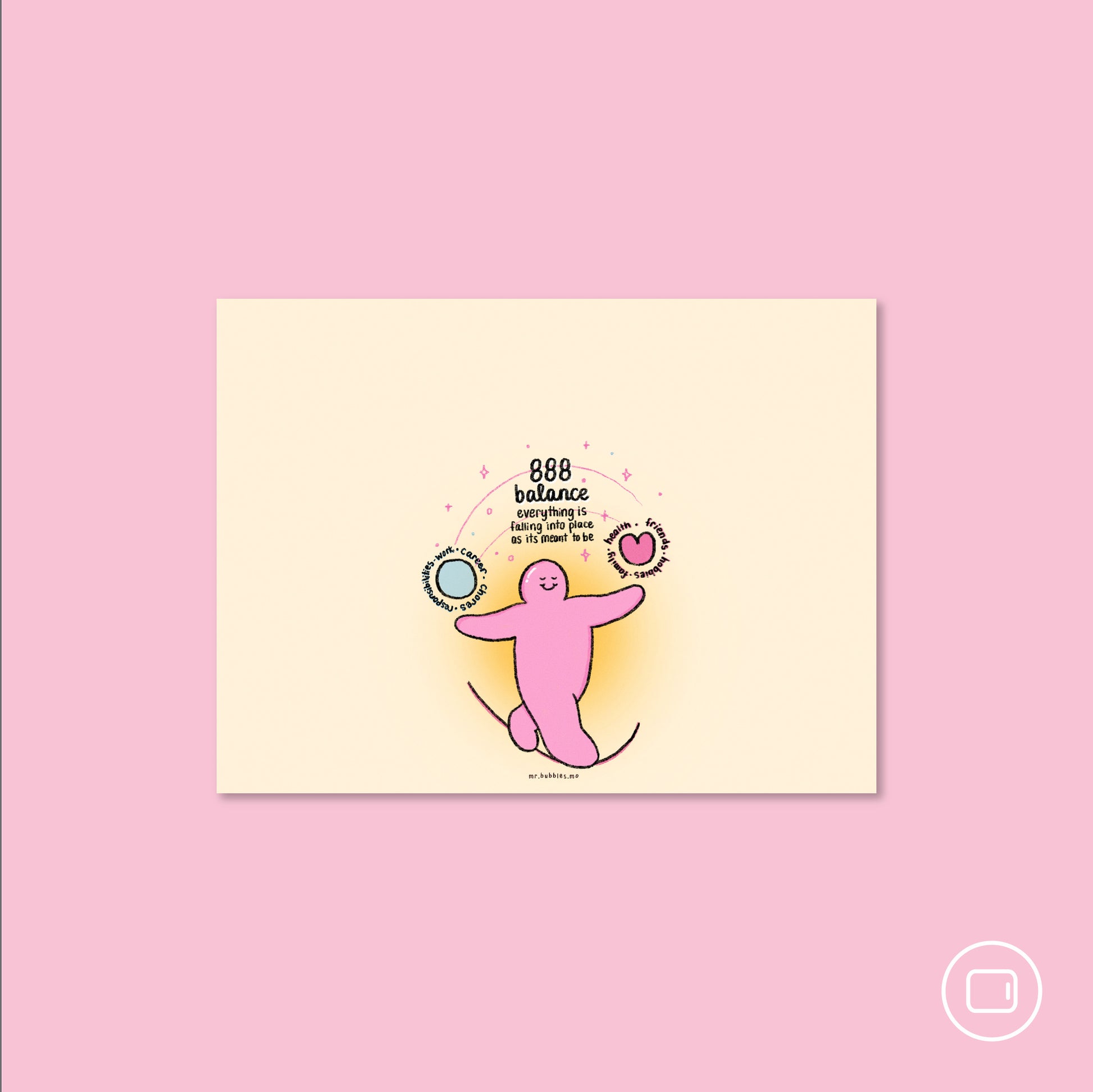 Angel Number 888 Balance Wallpaper
