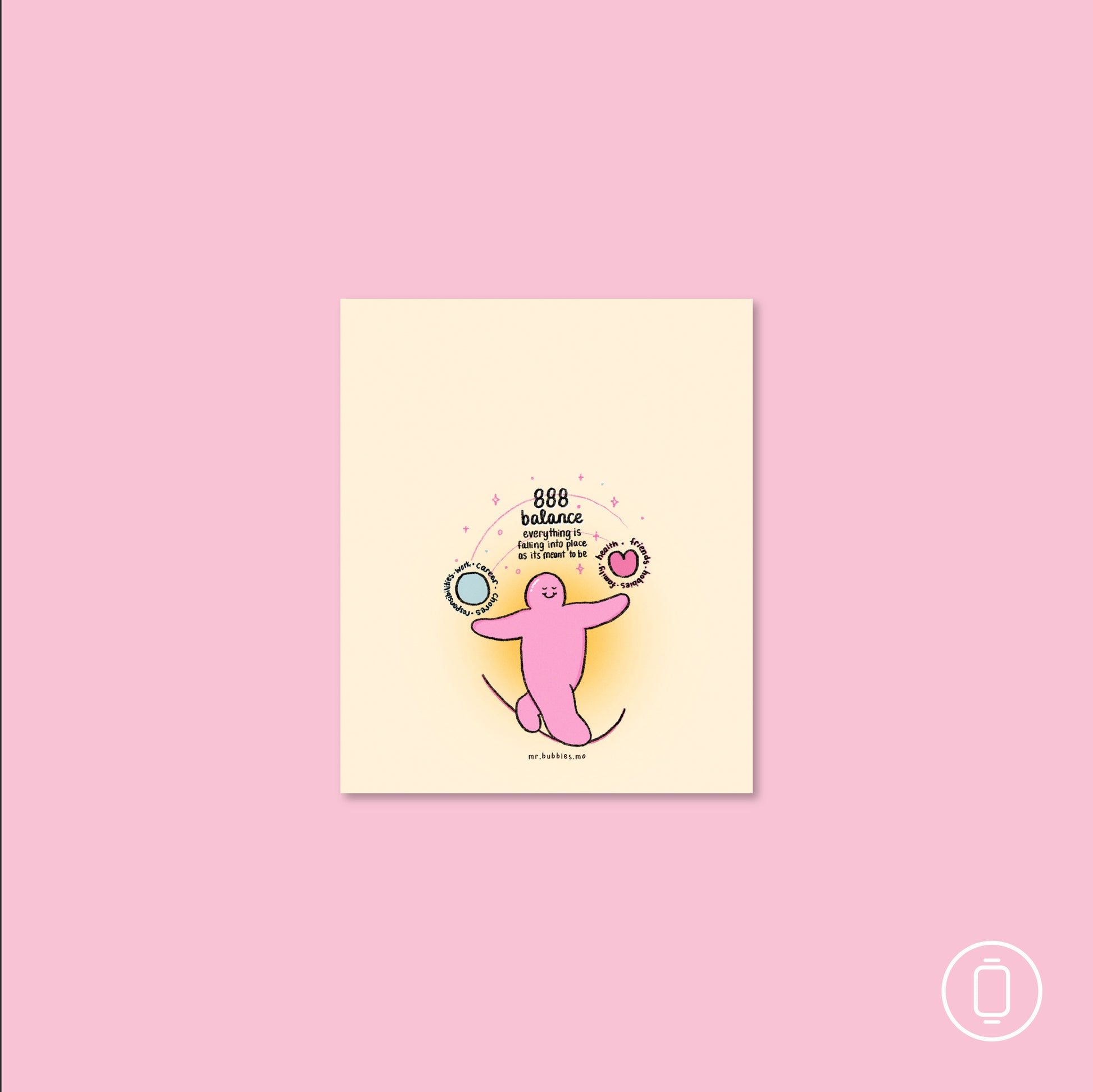Angel Number 888 Balance Wallpaper