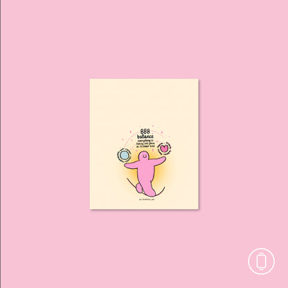Angel Number 888 Balance Wallpaper