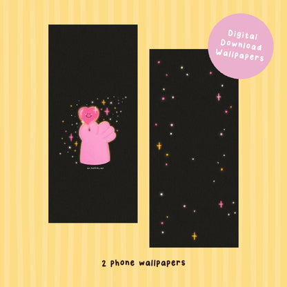 Digital Download | Hearts in the Dark Phone Wallpapers