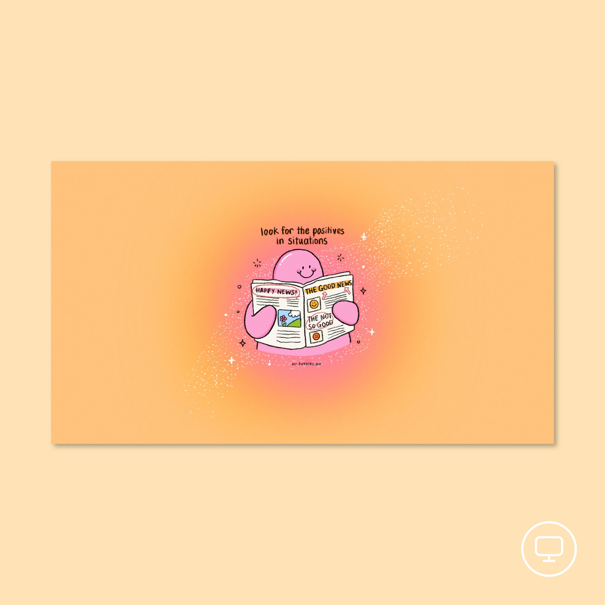 Look for the Positives Wallpaper