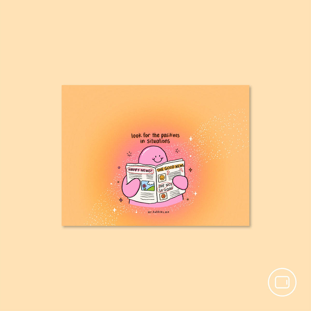 Look for the Positives Wallpaper