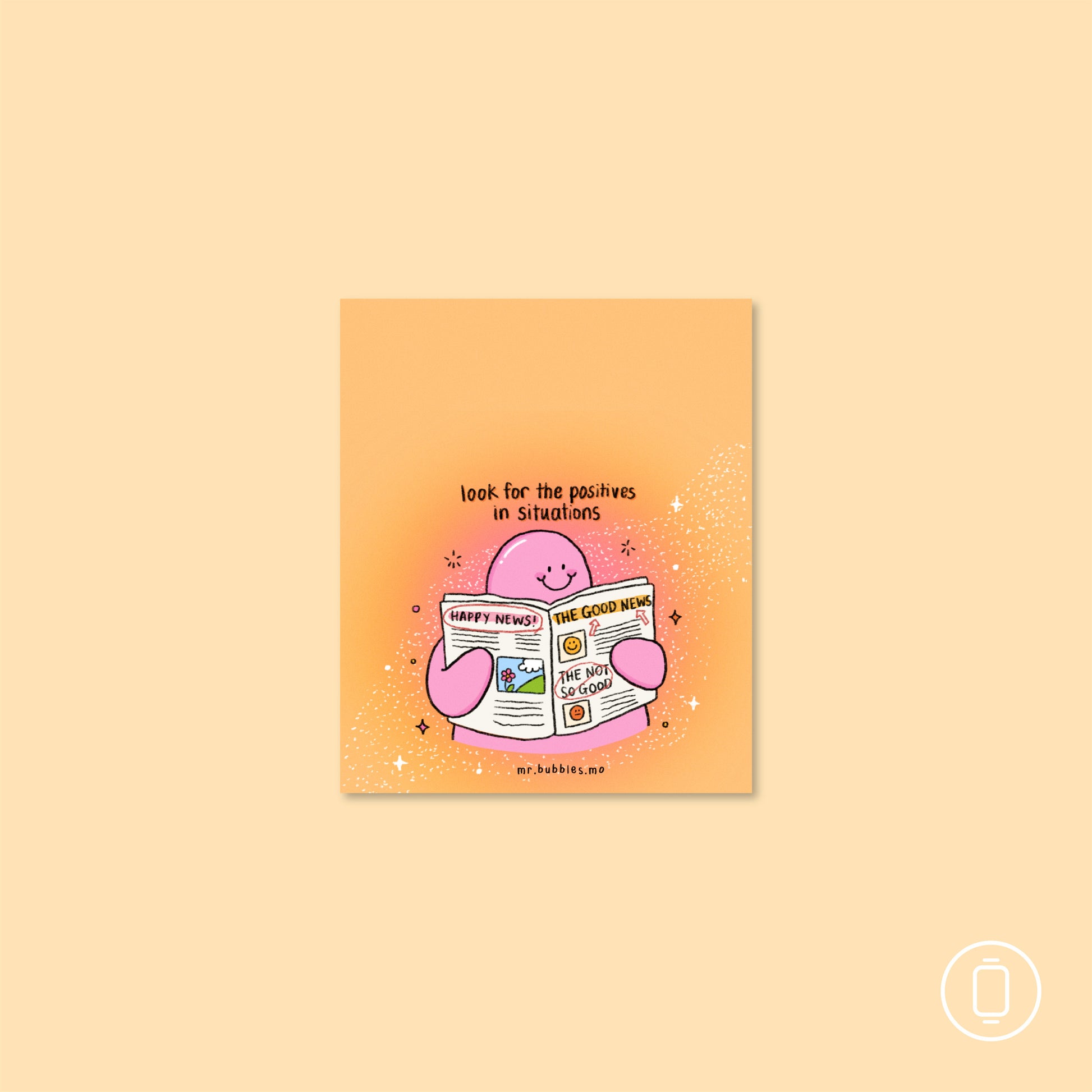 Look for the Positives Wallpaper