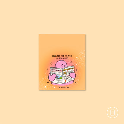 Look for the Positives Wallpaper
