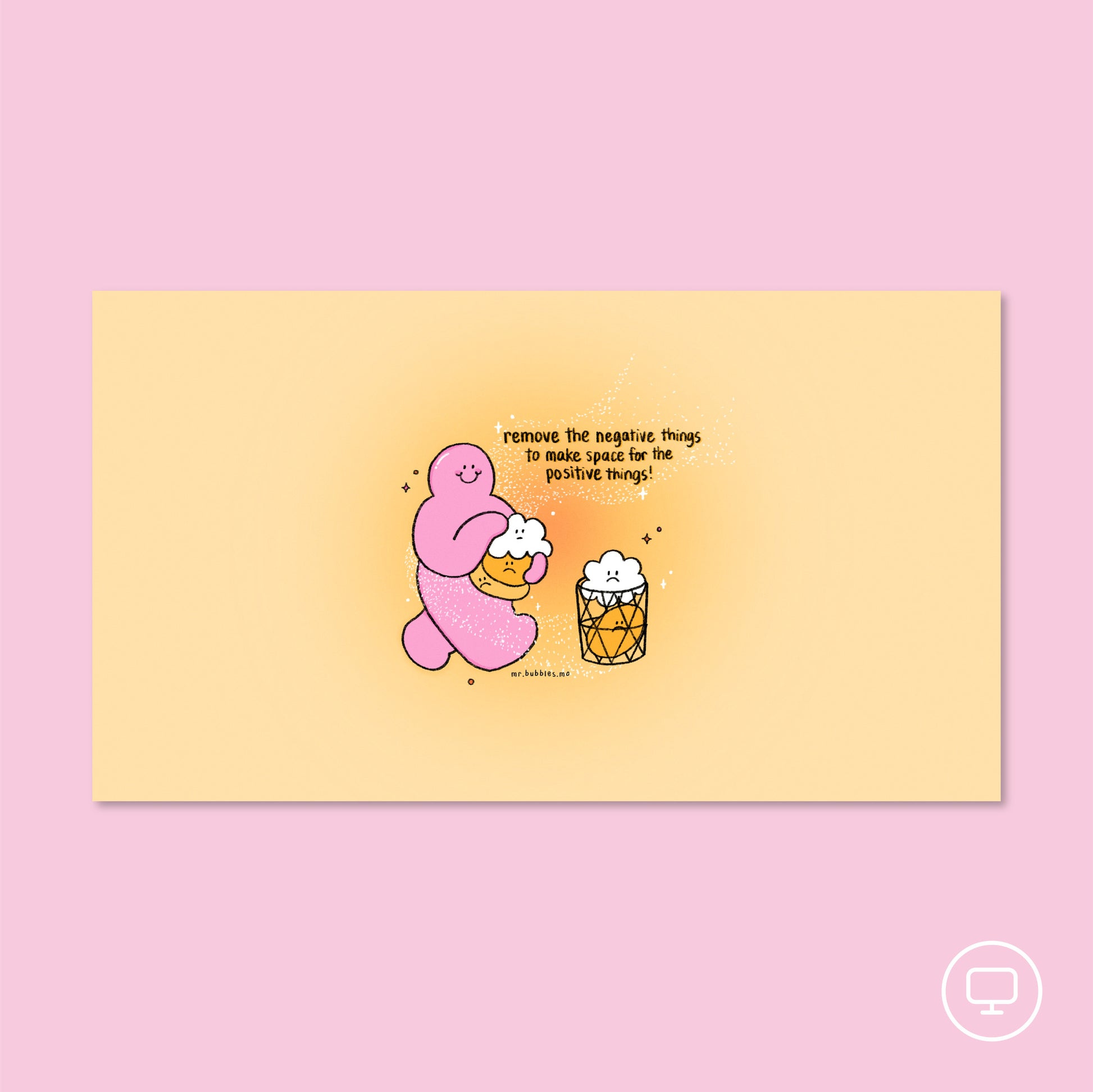 Make Space for the Positive Wallpaper