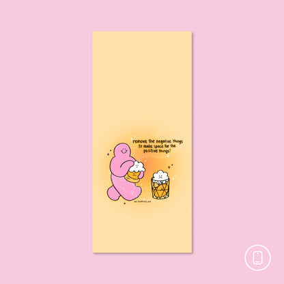 Make Space for the Positive Wallpaper