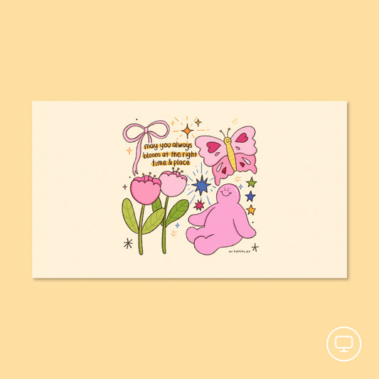 May You Always Bloom Wallpaper