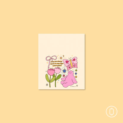 May You Always Bloom Wallpaper